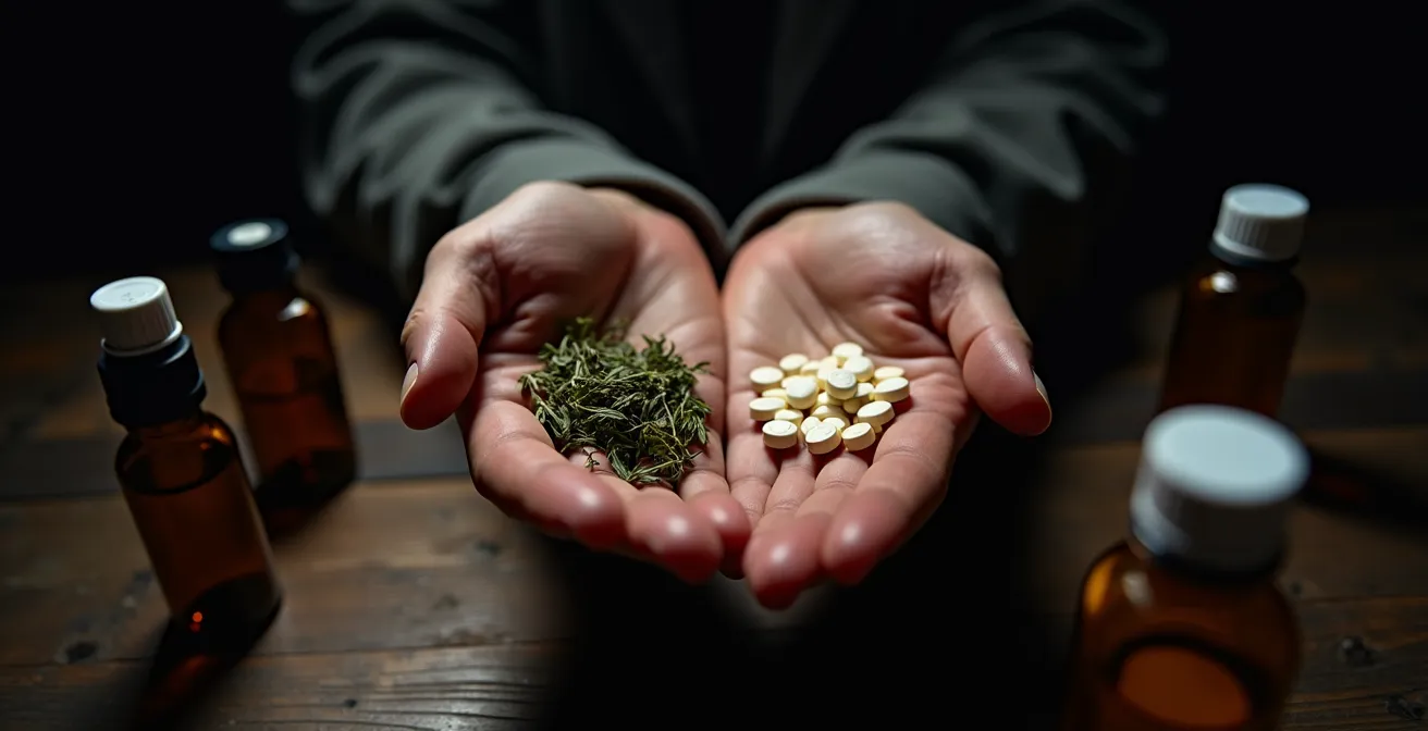 Représentation symbolique des interactions médicamenteuses avec les plantes