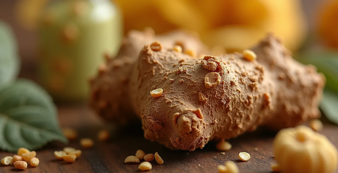 Détails botaniques de plantes médicinales pour le sommeil en gros plan macro